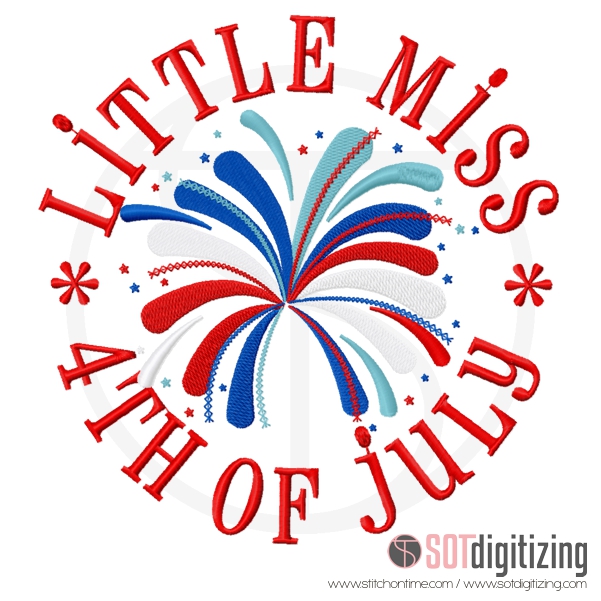 4 4th July : Little Miss 4th of July