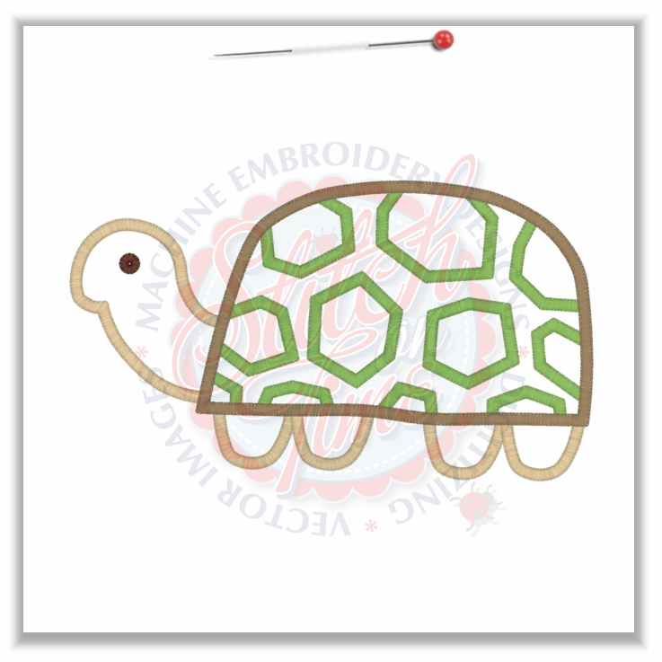 103 Animals : Turtle Applique 5x7