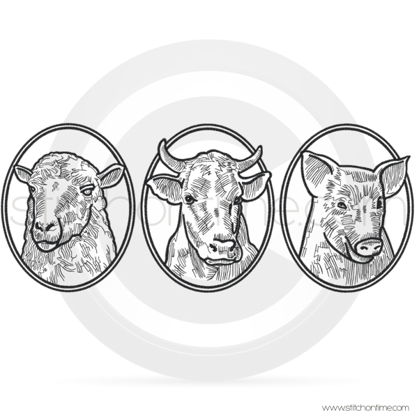 170 Animals : Cow, Pig, Sheep