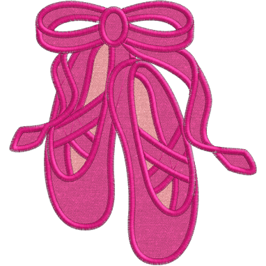 Ballet (A10) Shoes Applique 5x7