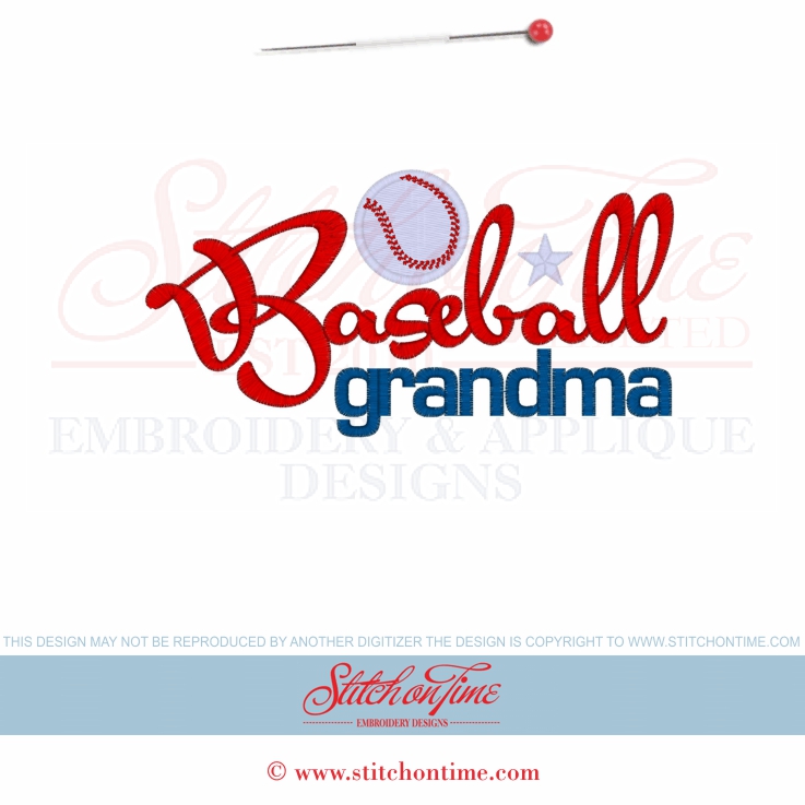 201 Baseball : Baseball Grandma 5x7