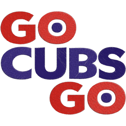 Baseball (A6) Go Cubs 5x7