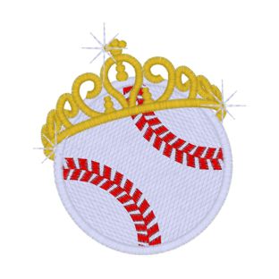 Baseball (93) Baseball With Crown 4x4