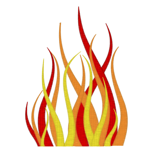BBQ (7) Flames 5x7