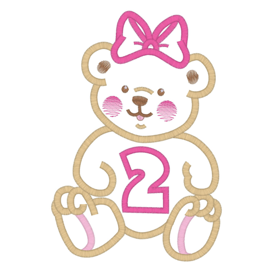 Bears (12) Teddy 2 Applique 5x7
