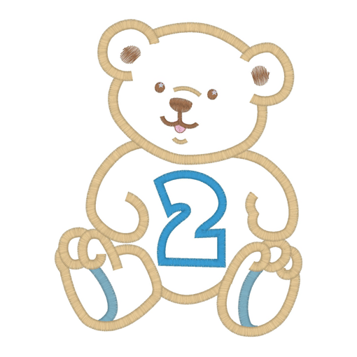 Bears (13) Teddy 2 Applique 5x7