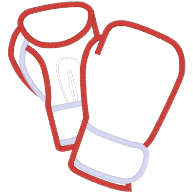 Boxing (A7) Glove Applique 4x4