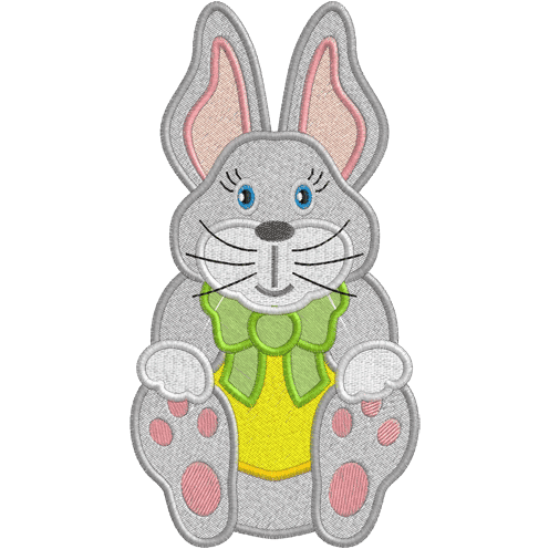 Bunnies (A28) Bunny Rabbit 5x7
