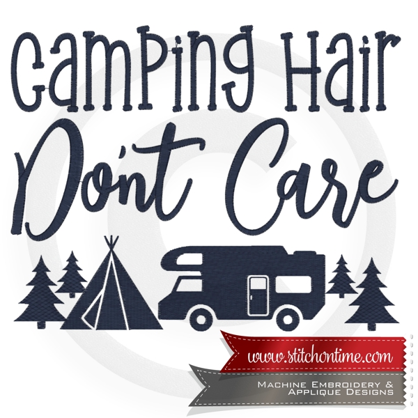 15 Camping : Camping Hair Don't Care