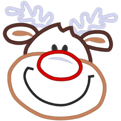 Christmas (A152) Reindeer Diva Applique 5x7