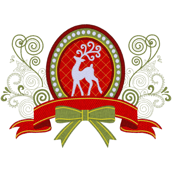 Christmas (A211) Reindeer 6x10