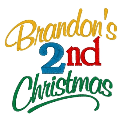 Christmas (275) Brandons 2nd Christmas 5x7