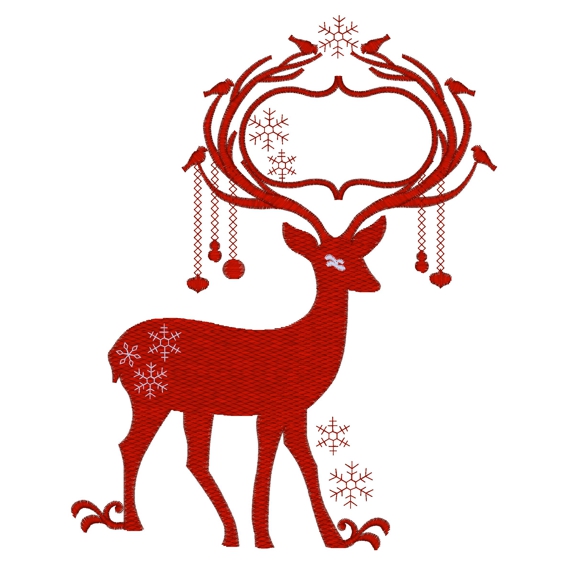 Christmas (308) Reindeer 5x7