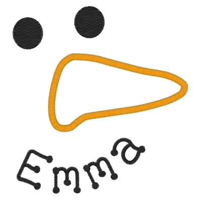 Christmas (324) Snowman Emma 5x7