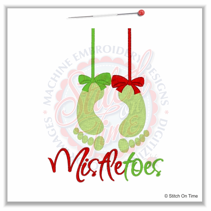 341 Christmas : Mistletoes 5x7