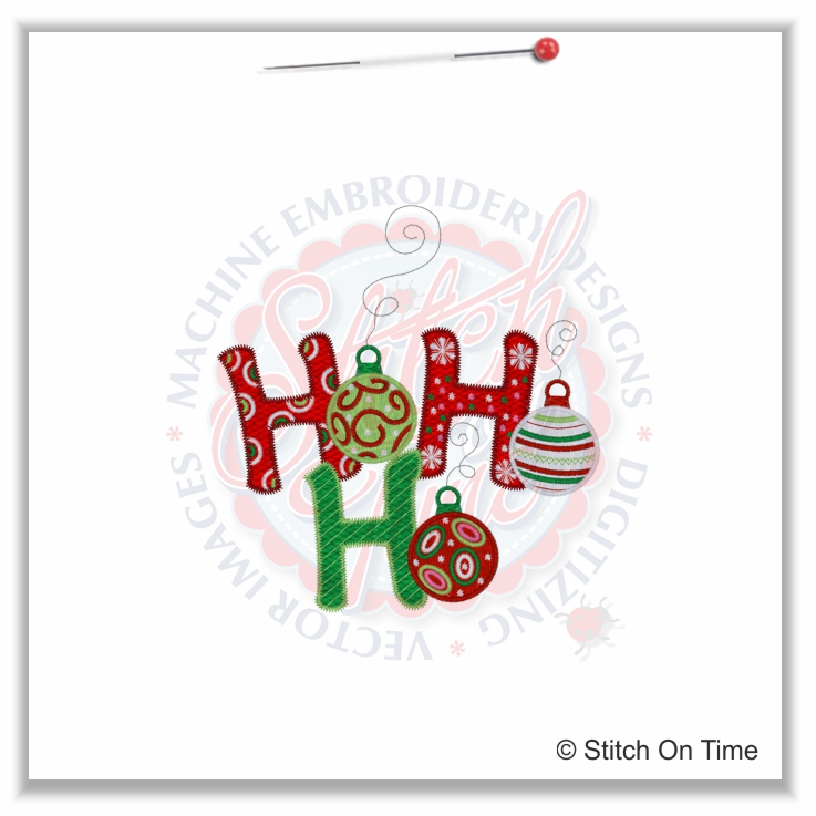 389 Christmas : Ho Ho Ho 5x7