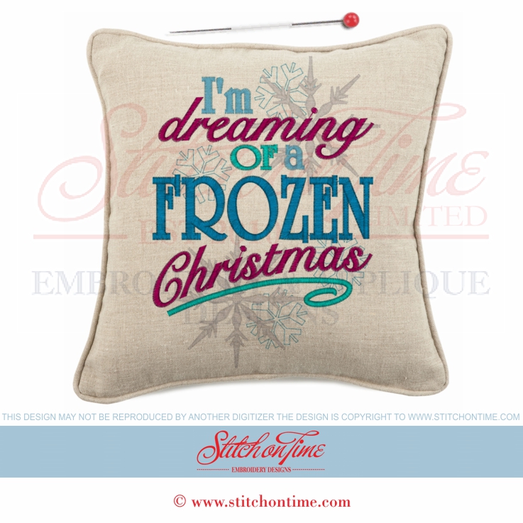 719 Christmas : I'm Dreaming of a Frozen Christmas 5x7