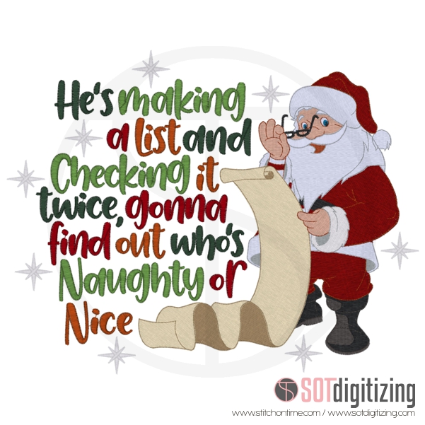 958 Christmas: Santa Naughty or Nice List