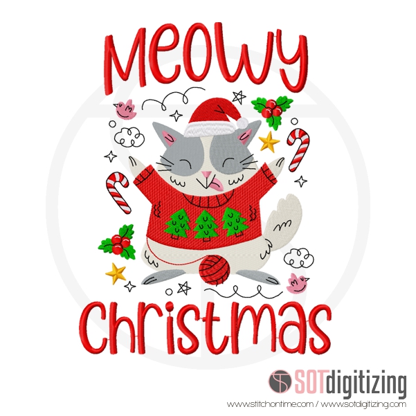 976 Christmas: Cat Meowy Christmas
