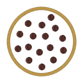 Cookies (A2) Applique 4x4