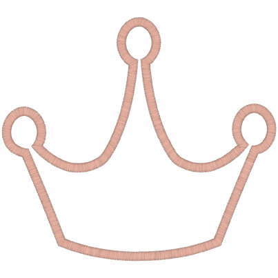 Crowns (A54) Crown Applique 5x7
