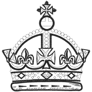 Crowns (A58) Crown Add Rhinestones 4x4