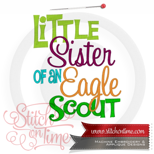 3747 Custom : Little Sister Of An Eagle Scout 5x7