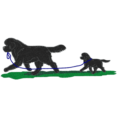 Dogs (A5) Dog Walking 5x7