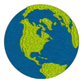 Earth (A8) Globe 4x4