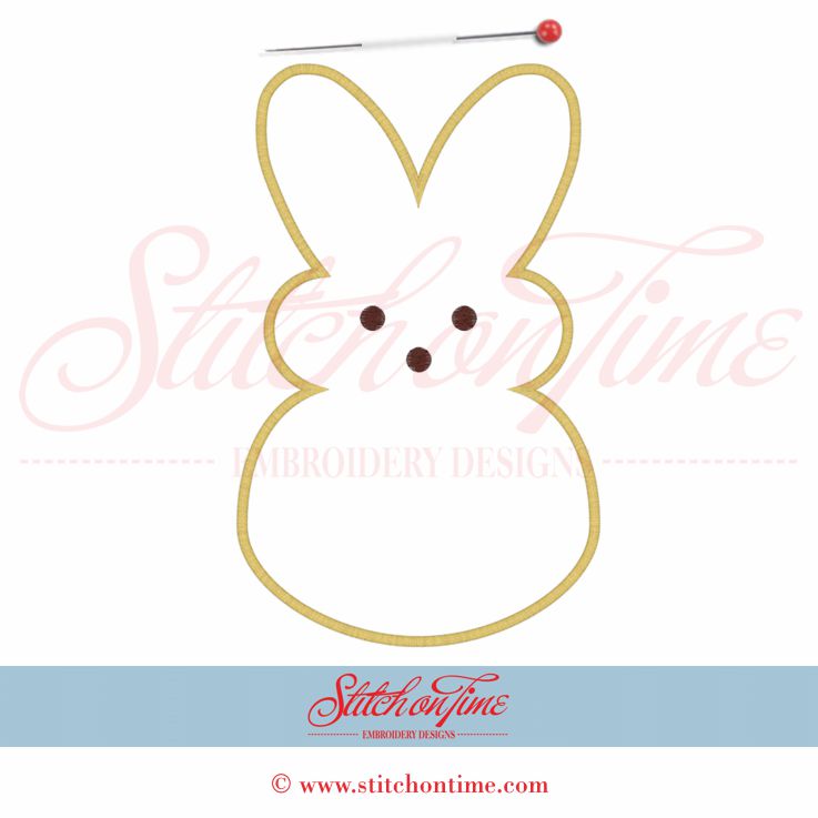 122 Easter : Bunny Rabbit Applique 200x300