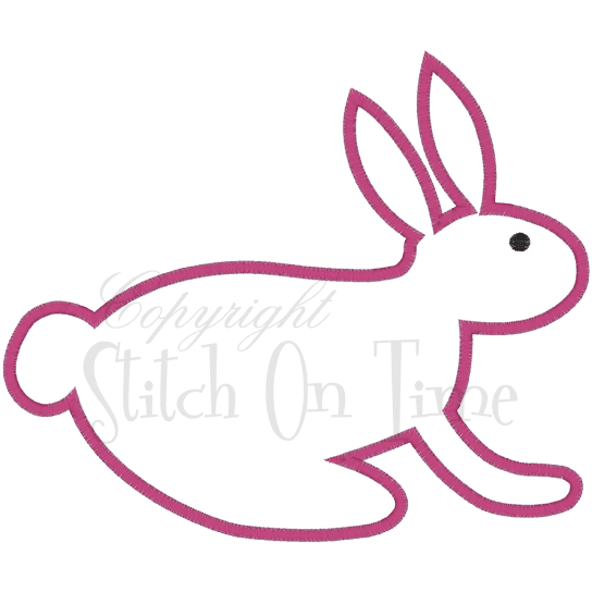 Easter (B5) Bunny Rabbit Applique 6x10