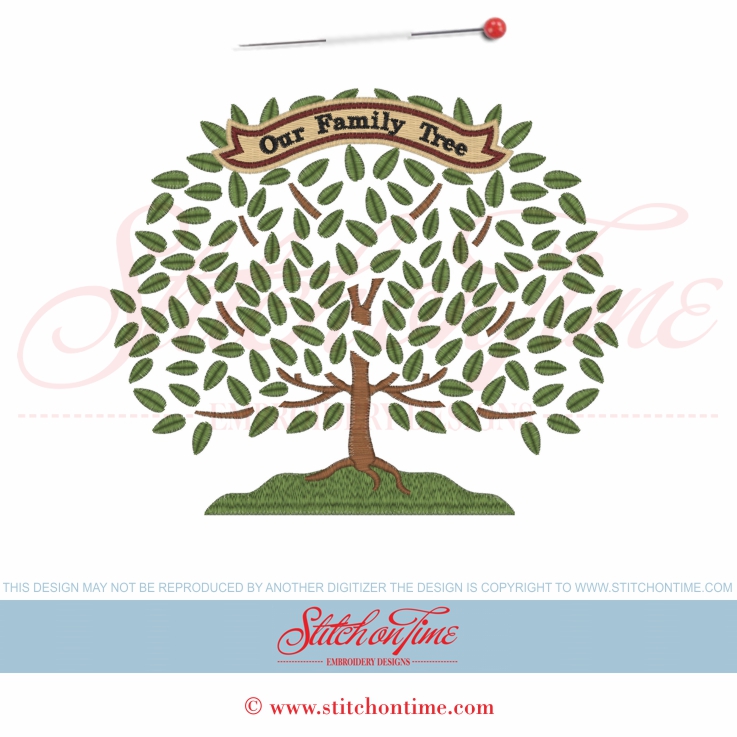 1 Family Tree : Add Your Own Names 6x10