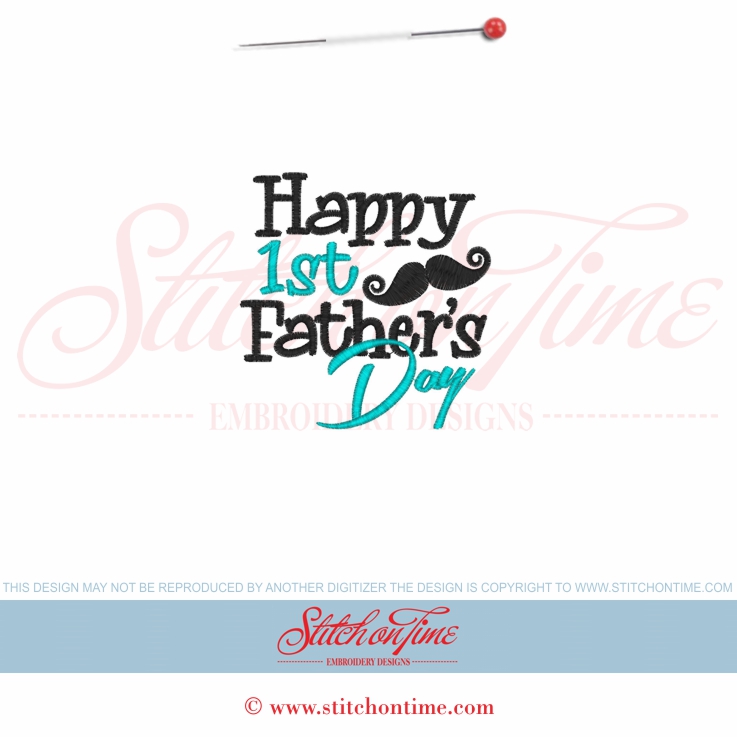 3 Fathers Day : Moustache Theme 4x4