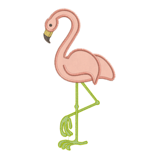 Flamingo (A1) Flamingo Applique 5x7