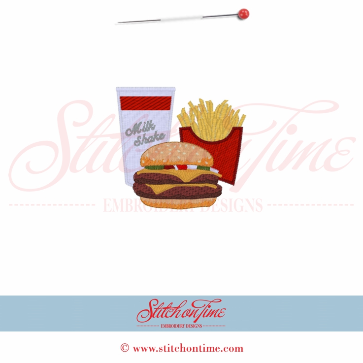 18 Food : Burger, Fries & Shake 4x4