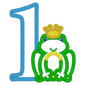 Freddy (A11) 1 and Frog Applique 4x4