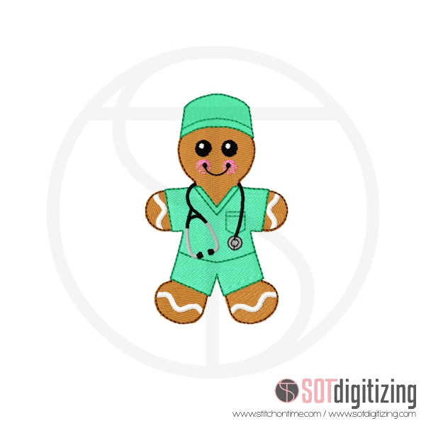 69 Gingerbread : Gingerbread Surgeon / Doctor