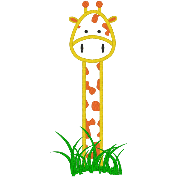 Giraffe (A26) Applique 5x7