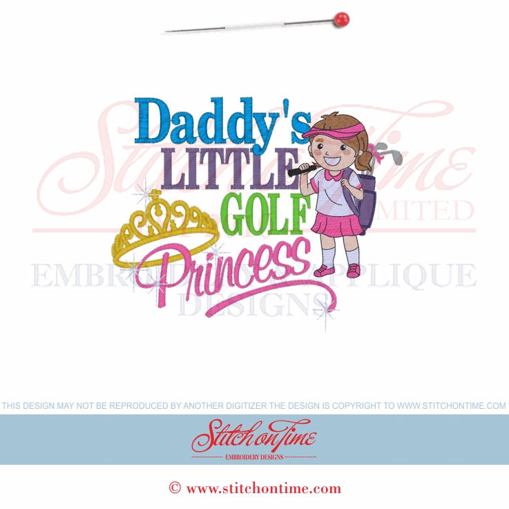 8b Golf : Daddy's Little Golf Princess 5x7
