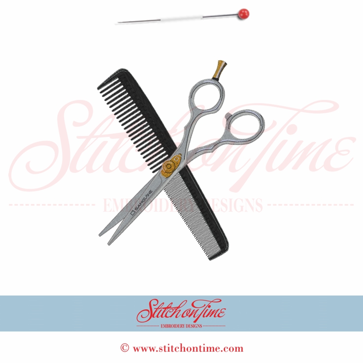 4 Hairdresser : Comb & Scissors 5x7