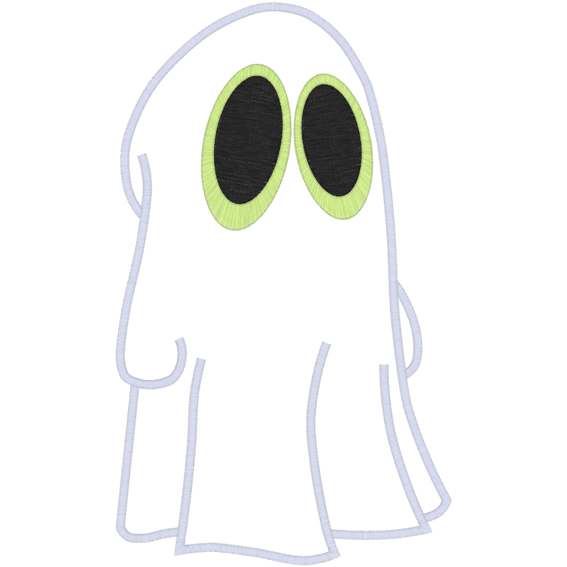 Halloween (A101) Ghost Applique 5x7