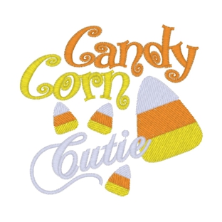 Halloween (248) Candy Corn Cutie 4x4