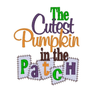 Halloween (251) Cutest Pumpkin 4x4
