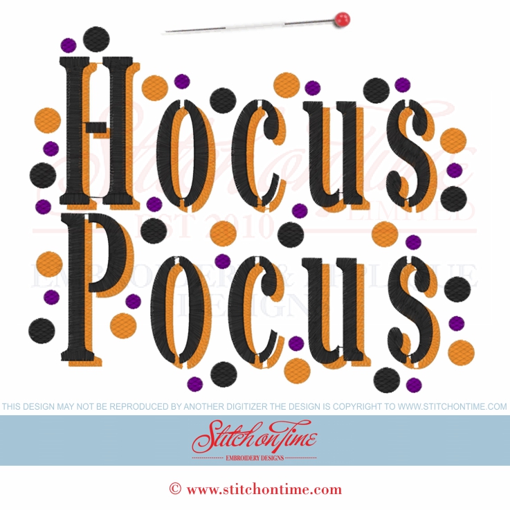 502 Halloween : Hocus Pocus Multiple Sizes