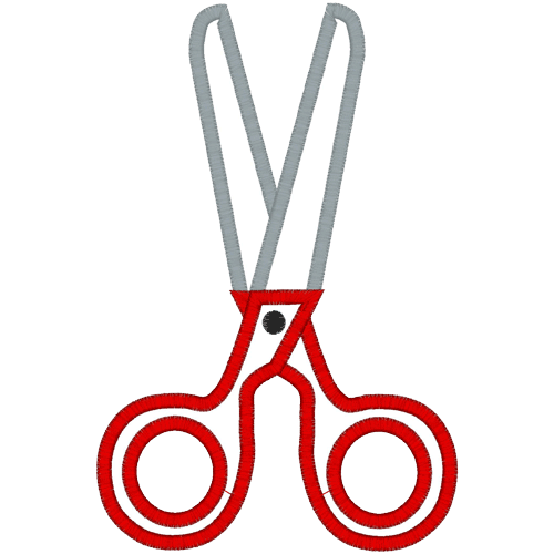 Harajuku (A34) Scissors Applique 4x4