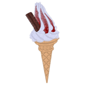 Ice Cream (A4) Cornet 4x4
