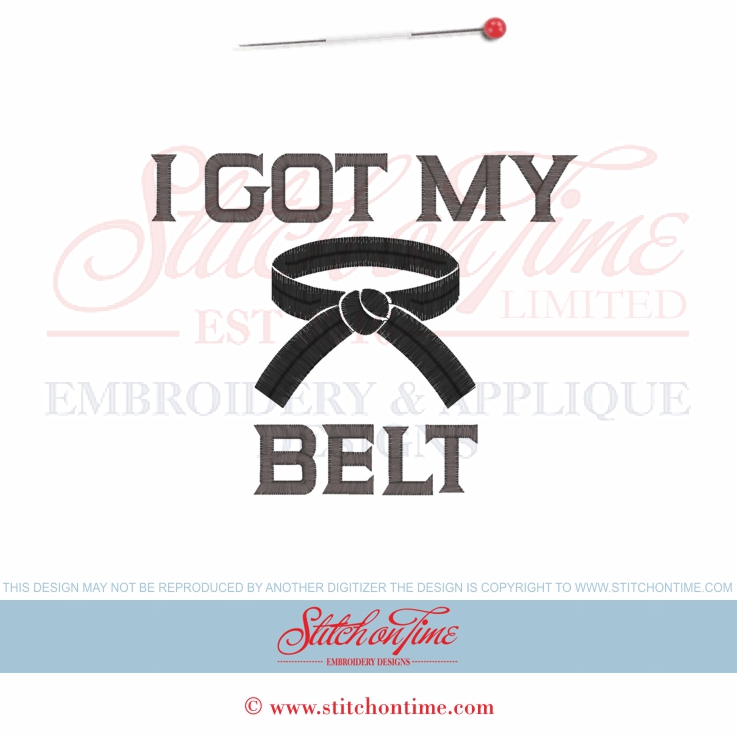 Karate (23) I Got My Belt 5x7