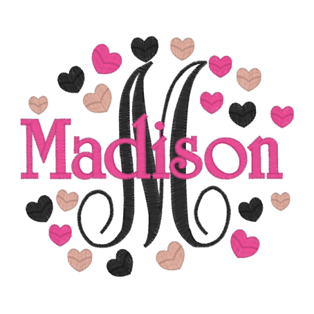 Letters (251) M Madison  5x7