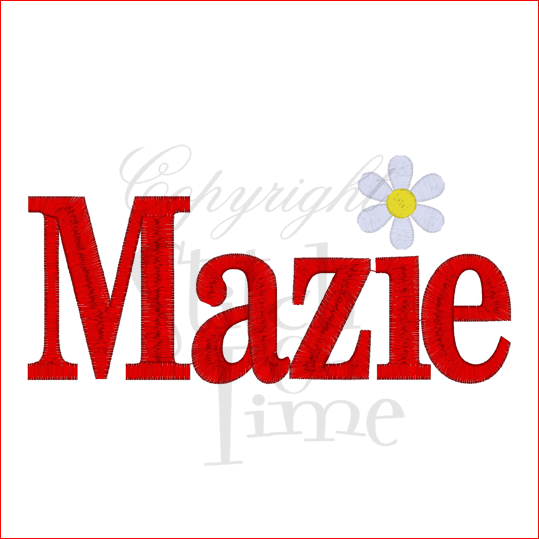 Names (A1) Maizie 5x7