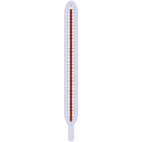 Medical (A4) Thermometer Applique 4x4